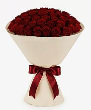 Букет 101 Бордовая роза Блэк Бакарра в Карабулаке