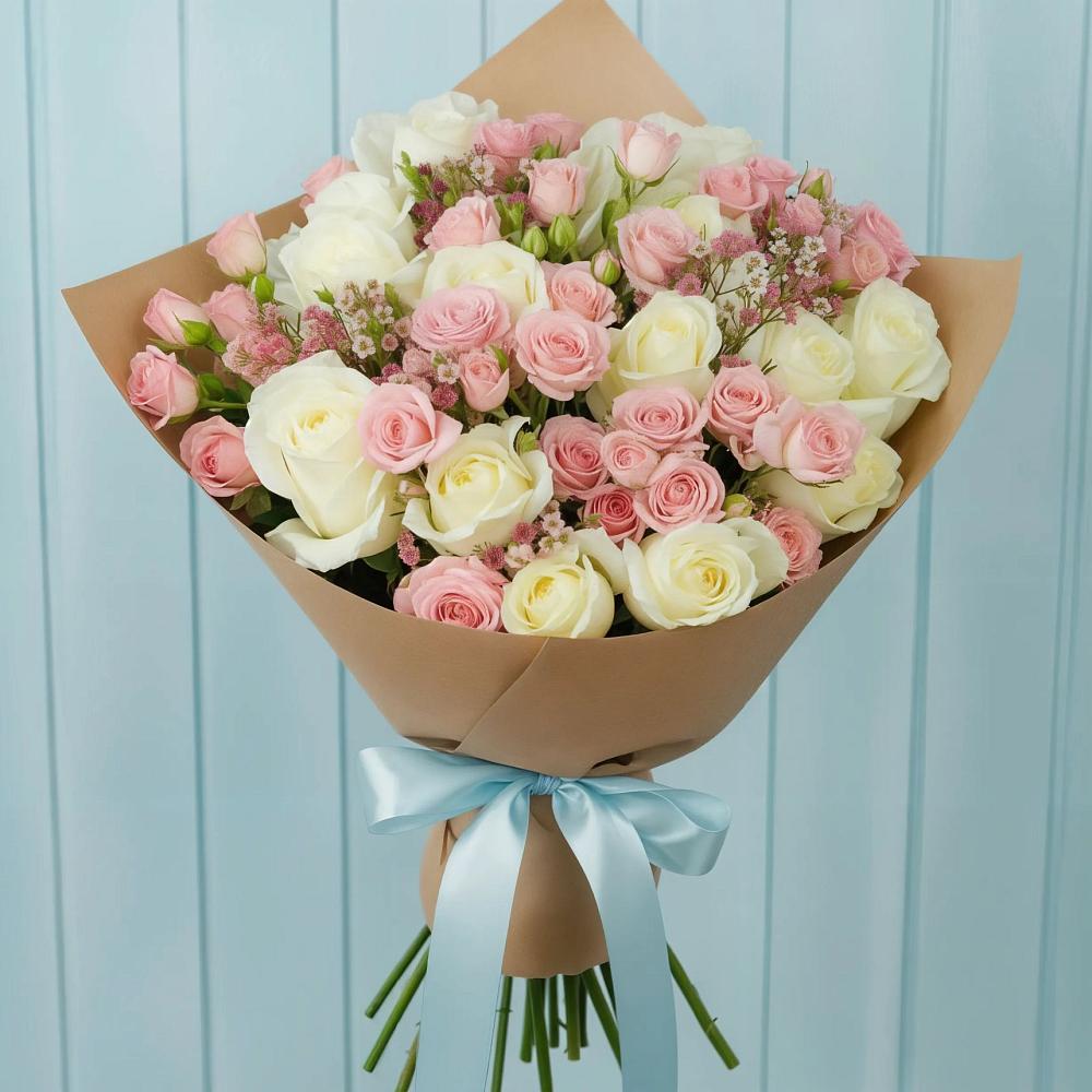 Букет цветов из: Розы в Карабулаке