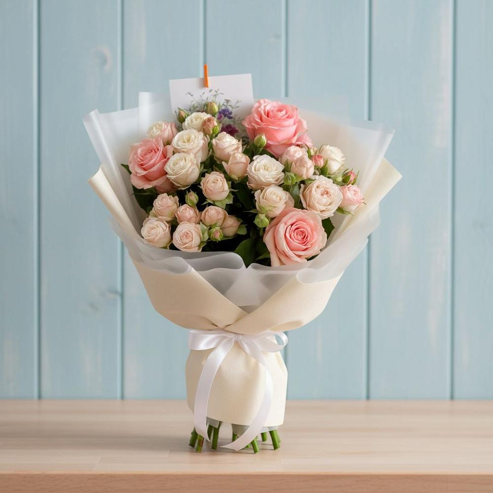 Букет цветов из: Розы в Карабулаке