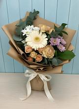 Букет цветов из:  Герберы и Хризантемы в Карабулаке