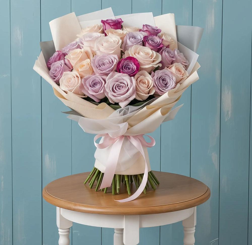 Букет цветов из: Розы в Карабулаке