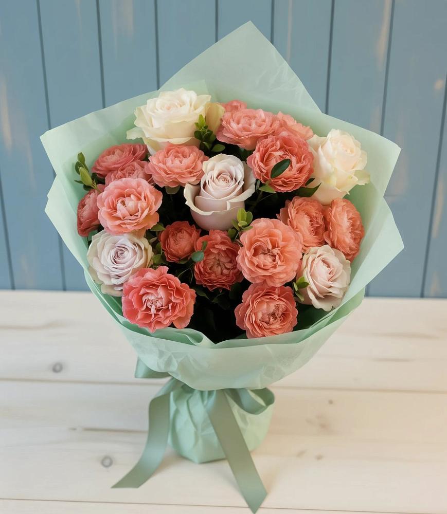 Букет цветов из: Розы в Карабулаке