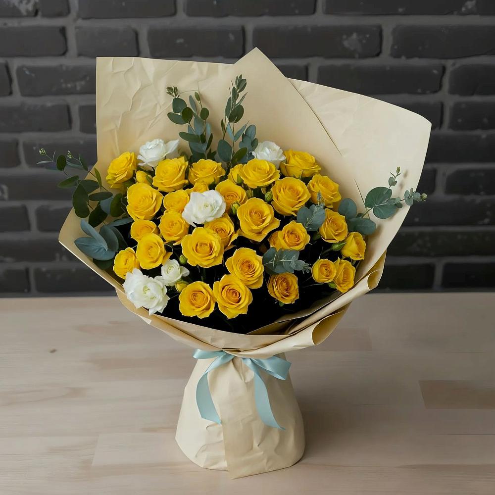 Букет цветов из: Розы в Карабулаке