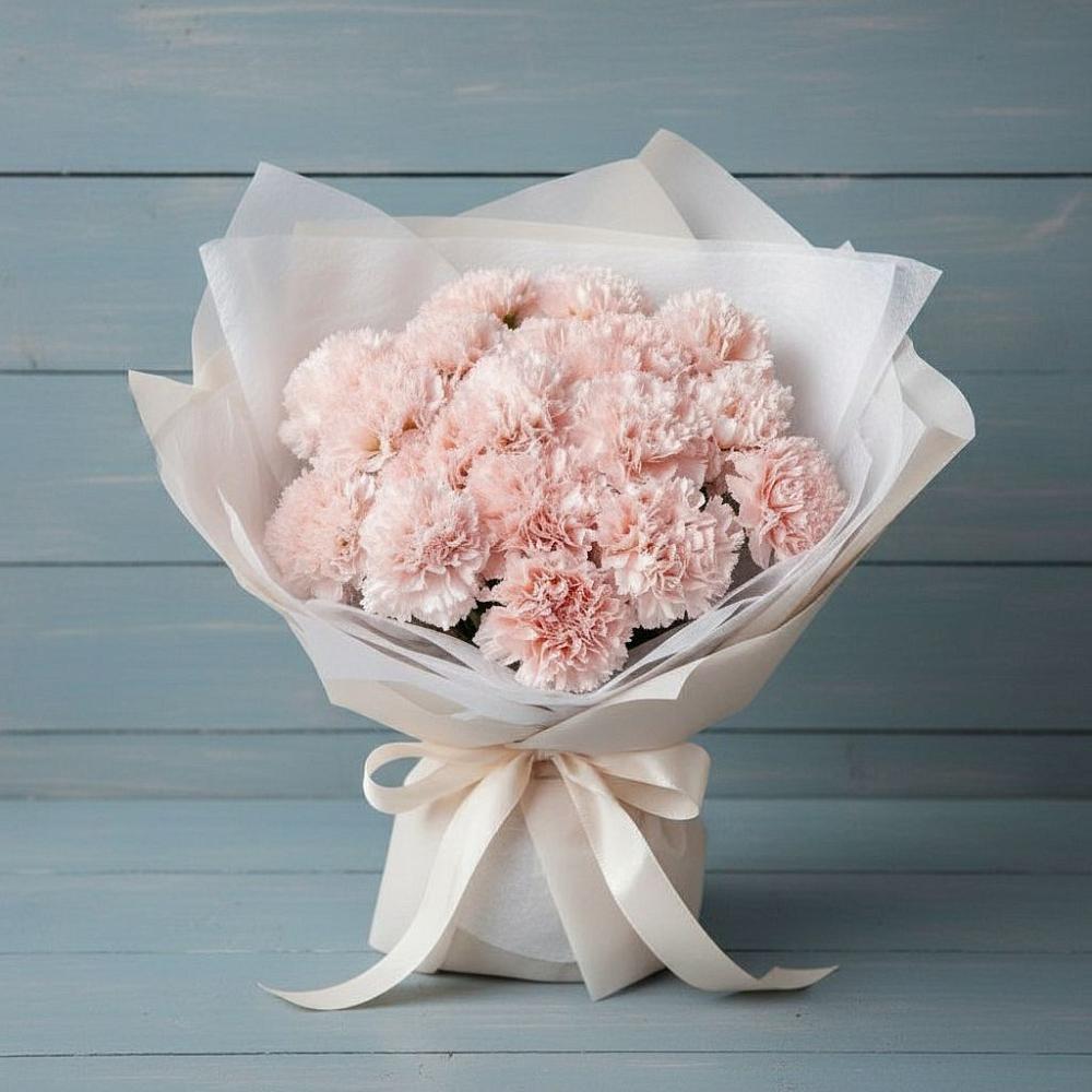 Букет цветов из: Гвоздики в Карабулаке