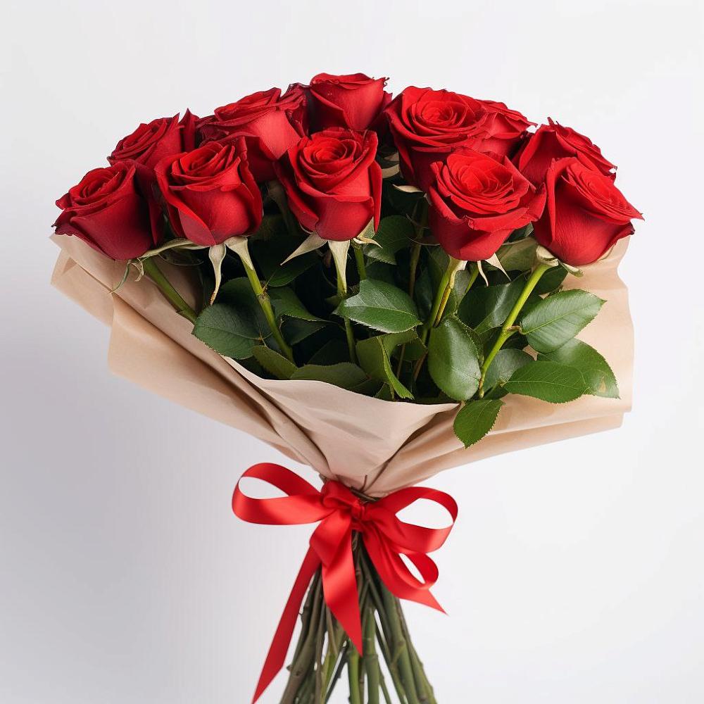 Букет 11 Красных роз Эдлесс Лав в Карабулаке